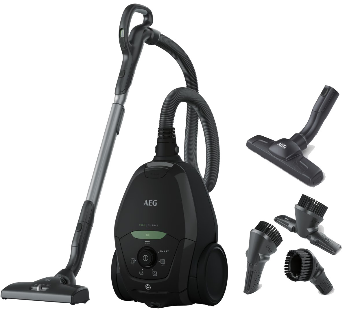 AEG VX82-1-ECO Staubsauger – Extrem Leise, Nachhaltig & Leistungsstarke Tiefenreinigung in Premium Qualität