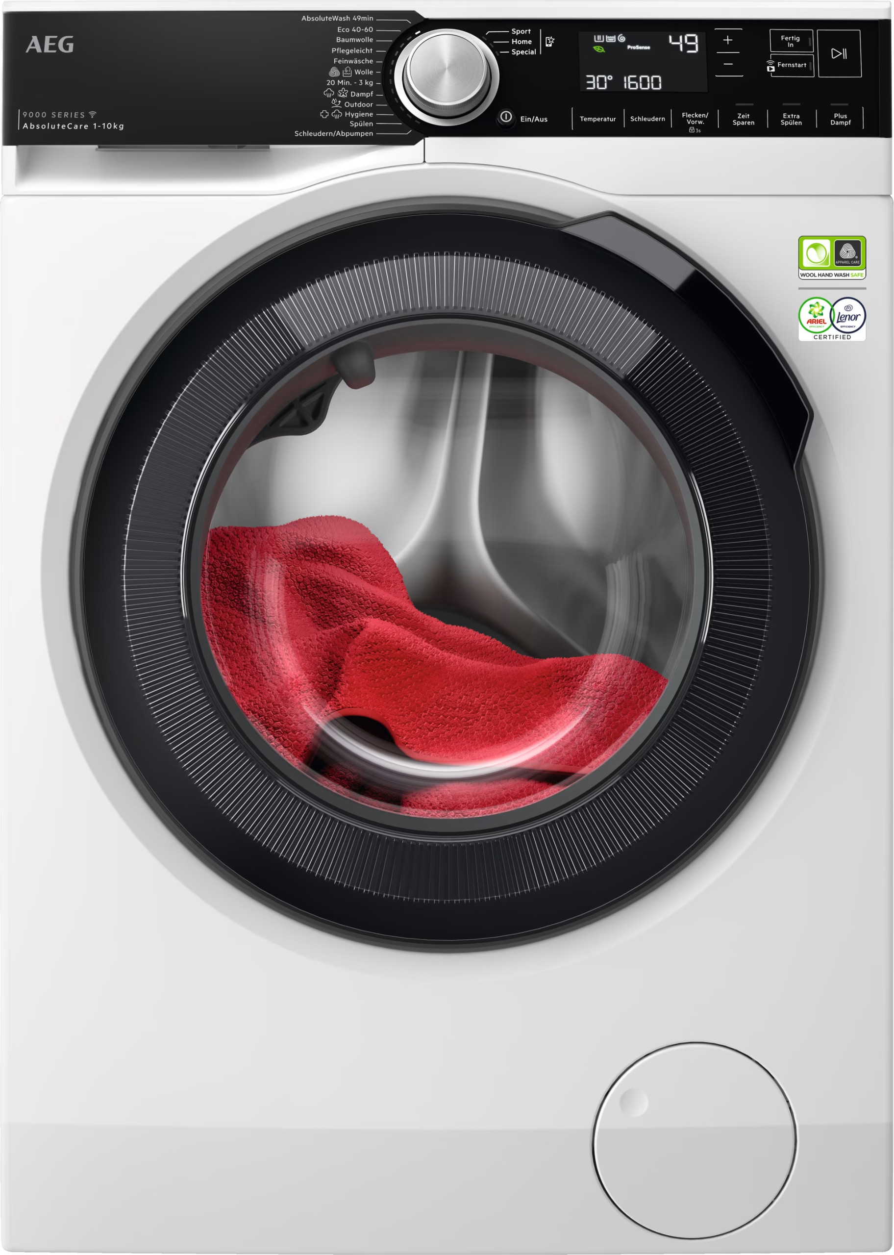 AEG LR9W80600 AbsoluteCare – Premium‑Waschmaschine mit AbsoluteCare‑Technologie für schonende Pflege & perfekte Reinigung