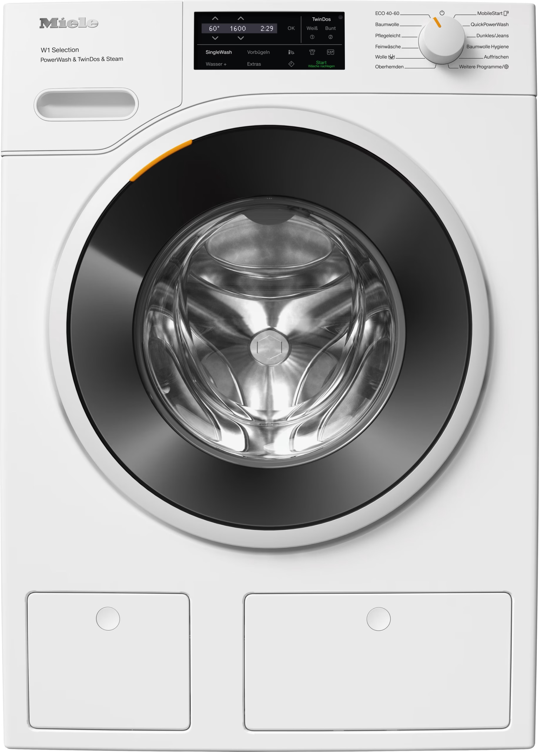 Miele WSJ 883 WCS – Premium-Waschmaschine mit PowerWash, TwinDos & Steam für perfekte Reinigung und maximale Effizienz