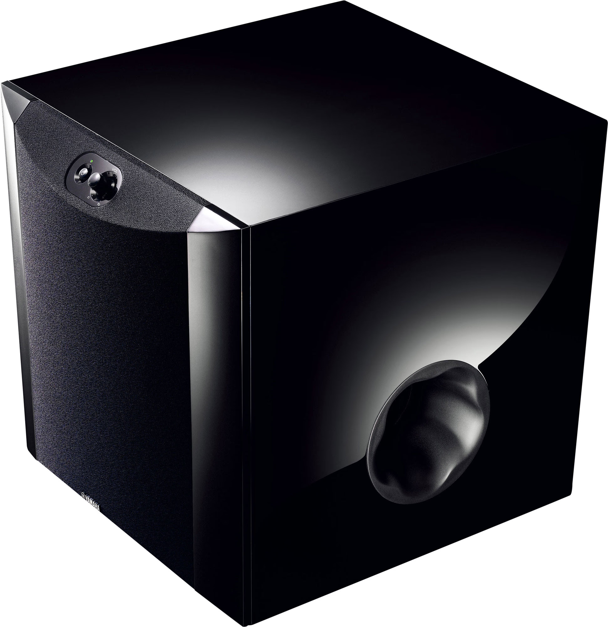 Yamaha NS-SW300 – Leistungsstarker Subwoofer in Glänzend Schwarz für tiefen, kraftvollen Bass