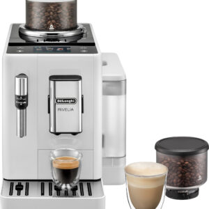 00 De’Longhi Rivelia EXAM440.35.W – Eleganter Kaffeevollautomat für perfekten Kaffeegenuss zuhause