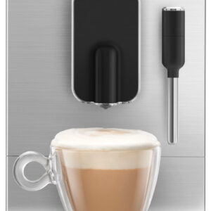 00 SMEG BCC12BLMEU Schwarz – Elegante Espressomaschine für stilvollen Kaffeegenuss zuhause