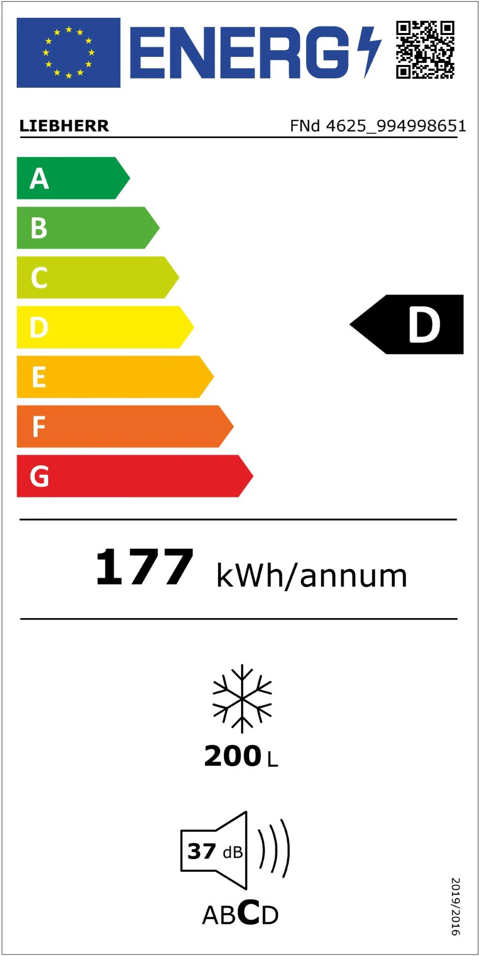 Liebherr FND 4625-22 – Hochwertiger Gefrierschrank mit Energieeffizienz & Viel Stauraum – Image 2