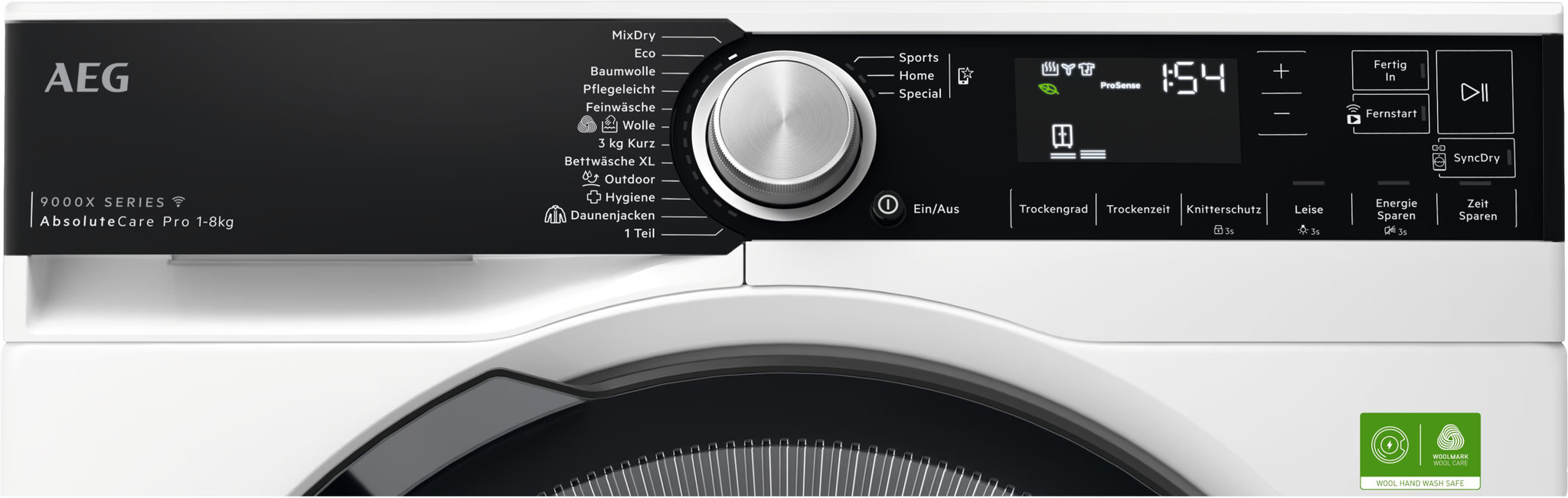 AEG TR9XW80880 AbsoluteCare Pro Premium Wärmepumpentrockner – Schonend, Leistungsstark & High-End Pflege – Image 6